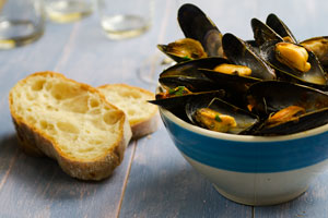 Małże w sosie pomidorowym czyli zuppa di cozze